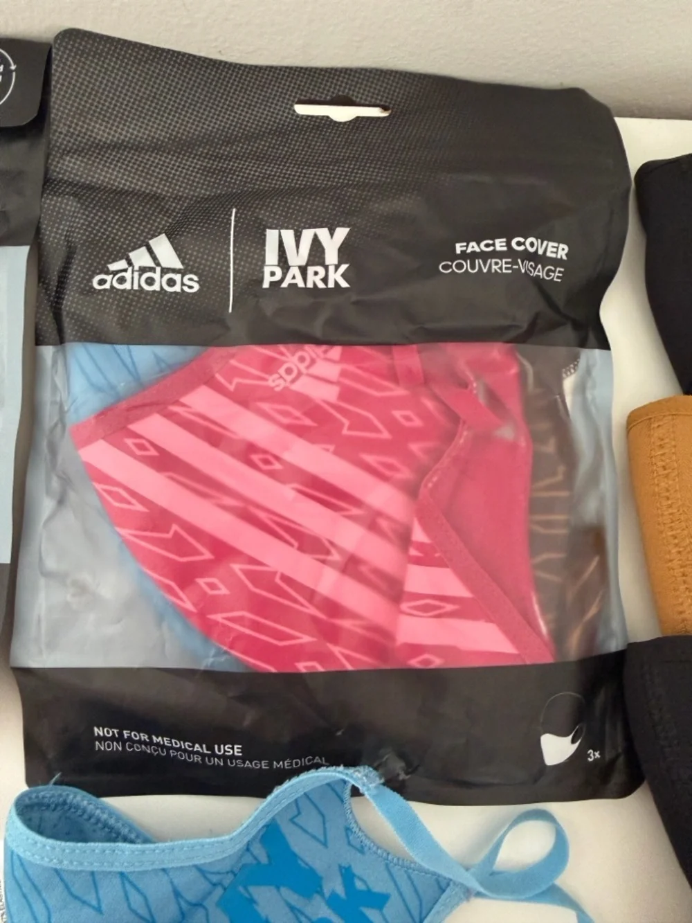Adidas x IVY PARK assorted face mask bundle, medium
